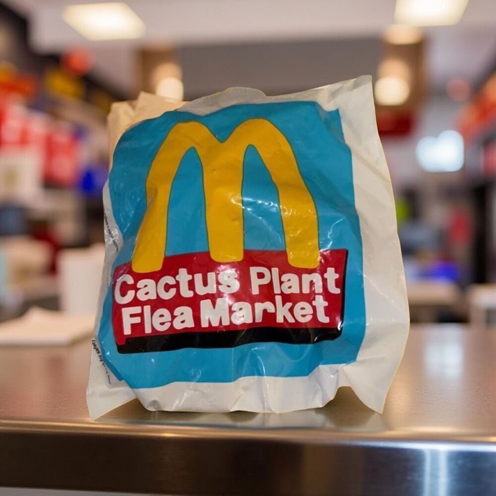 2022 Grimace McDonalds Adult Happy Meal Cactus Plant Flea Market UNOPENED